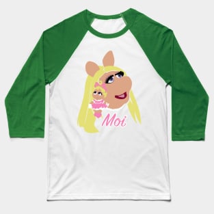 Baby Piggy Baseball T-Shirt
